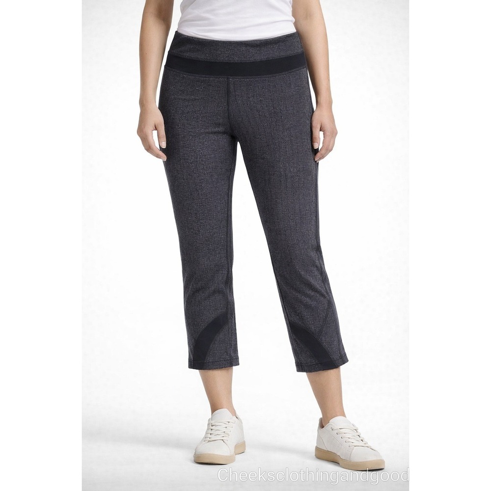 Lululemon Run‎ Inspire Crop Herringbone Leggings size 6